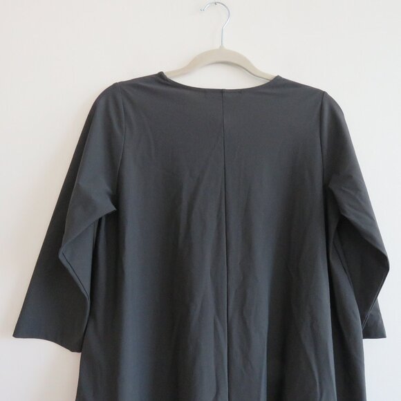 JASON Portofino Pocket Tunic Top in Dark Gray Lagenlook Minimalist - Size S - Picture 12 of 15